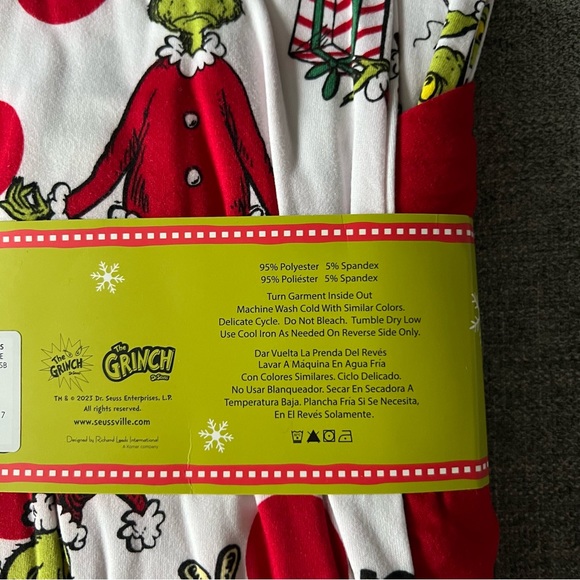 NWT Grinch PJ Set for Men Size XL - Picture 5 of 5